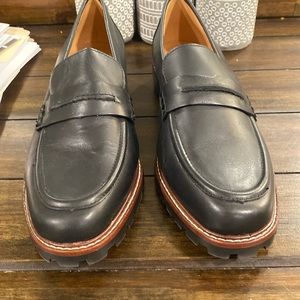 Madewell the Corrine lugsole loafer size 9.5 black